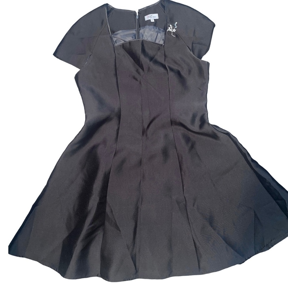 Sassy and Chic EY SIGNATURE Gray Flair Dress